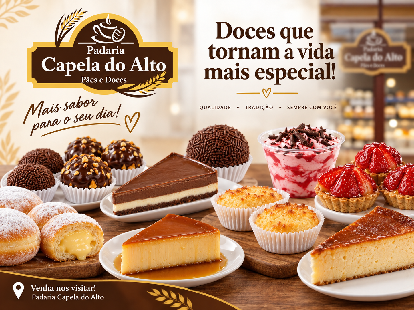 Confeitaria da Padaria Capela do Alto