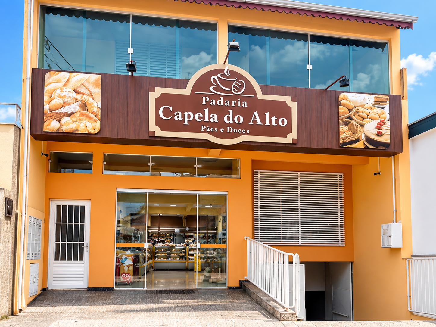 Fachada da Padaria Capela do Alto